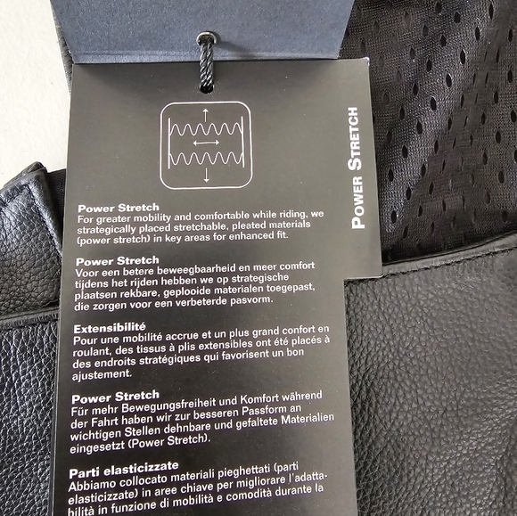 NWT Women's Harley Davidson 1W Black Leather Riding Chaps - Picture 7 of 11